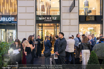 Boutique Opening - Hackett Boutique, Wien - Mi 14.10.2026 - Hackett Boutique (Shop, Store) von außen10